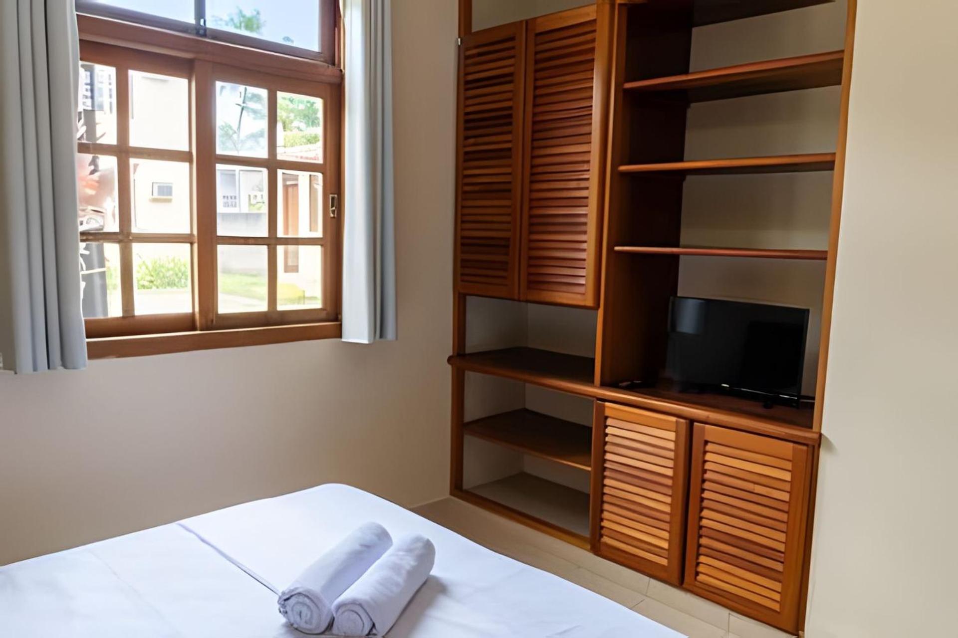 Em Frente A Praia De Taperapuan; Piscina; 1 Quarto; Wifi 300 Mbs; Estacionamento Gratuito 1 Veiculo بورتو سيغورو المظهر الخارجي الصورة